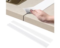 Werkblad Verbindingsrail - Keuken Voegstrip - Keuken Schoonhouden - Eenvoudig Op Maat Te Knippen - 2 Stuks - Zwart
