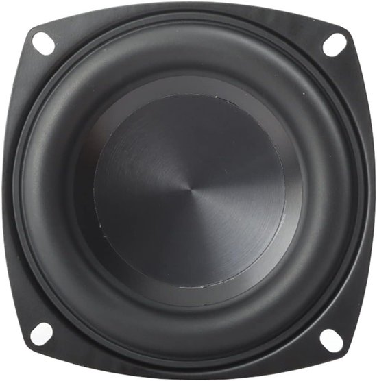 Subwoofer Luidspreker - Bass Speaker - Home Theater - Kristalhelder Geluid - 4 Inch - Zwart — afbeelding 5