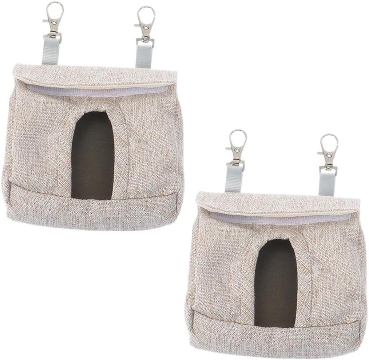 Hooizak voor Kleine Huisdieren - Voerbak Konijn - Voeding en Opslag - Stimuleert Natuurlijk Foerageren - 17.5 x 16 cm