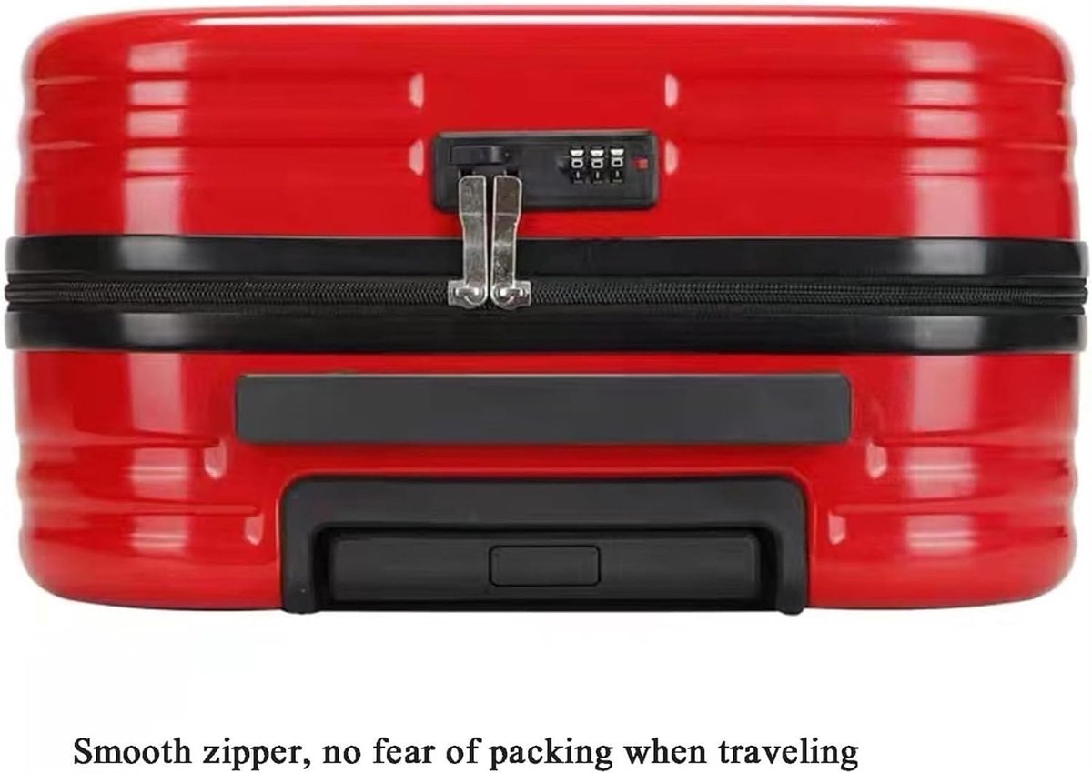Koffer Set - Reisbagage Trolley - Reizen Organiseren - Schokbestendige Hardcase - 2 Delig - c – foto 7