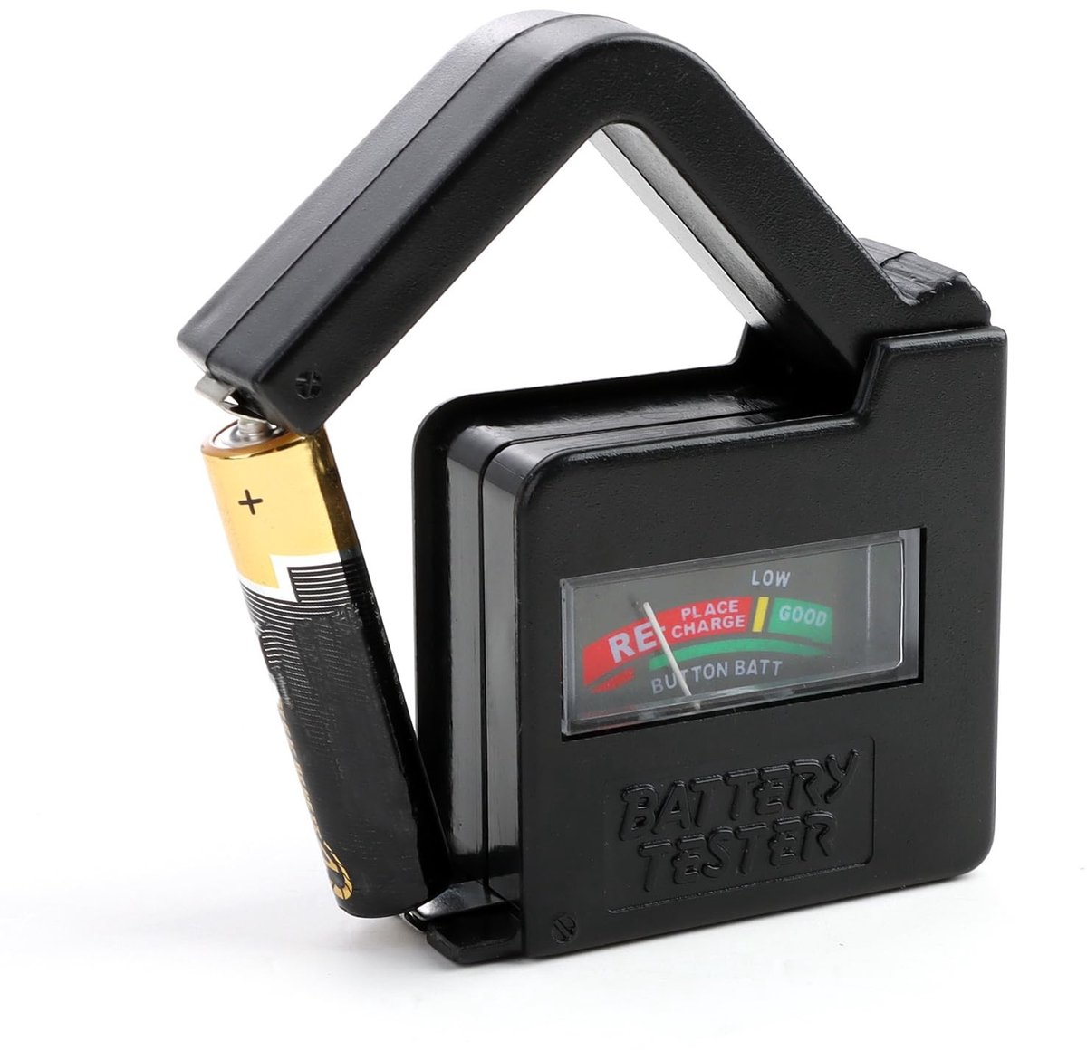 Dailygoody - Batterijtester - Digitale batterijtester - Universele compatibiliteit - Zwart - Batterijmeter - Voor alle batterijtypes - BT860