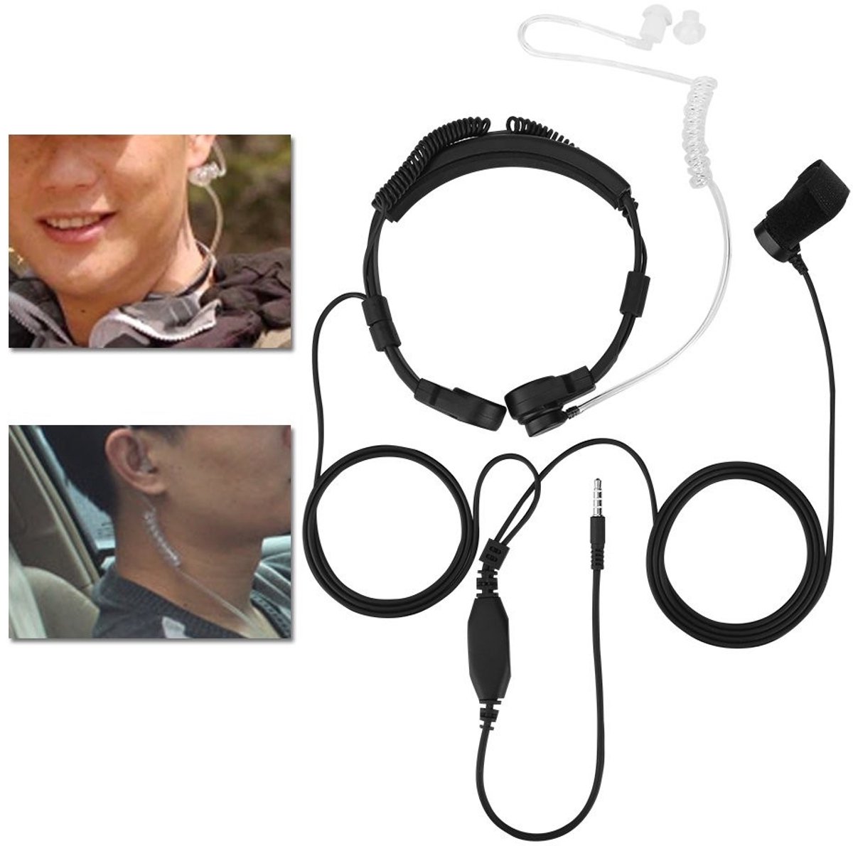 Dailygoody - Universele Headset - 3.5mm Microfoon - Straling Bestendig - Geluidsisolatie - Geschikt voor Volwassenen - Ideaal voor Conferenties