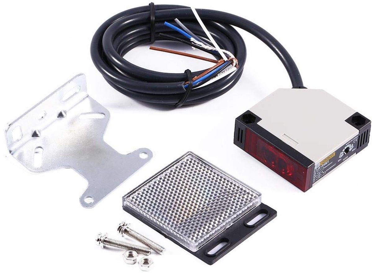 Dailygoody - Foto-elektrische Sensor Schakelaar - Nauwkeurige Detectie - Compact Formaat - Anti-Interferentie - Indoor Outdoor Toepassing - E3JK-R4M1 ...