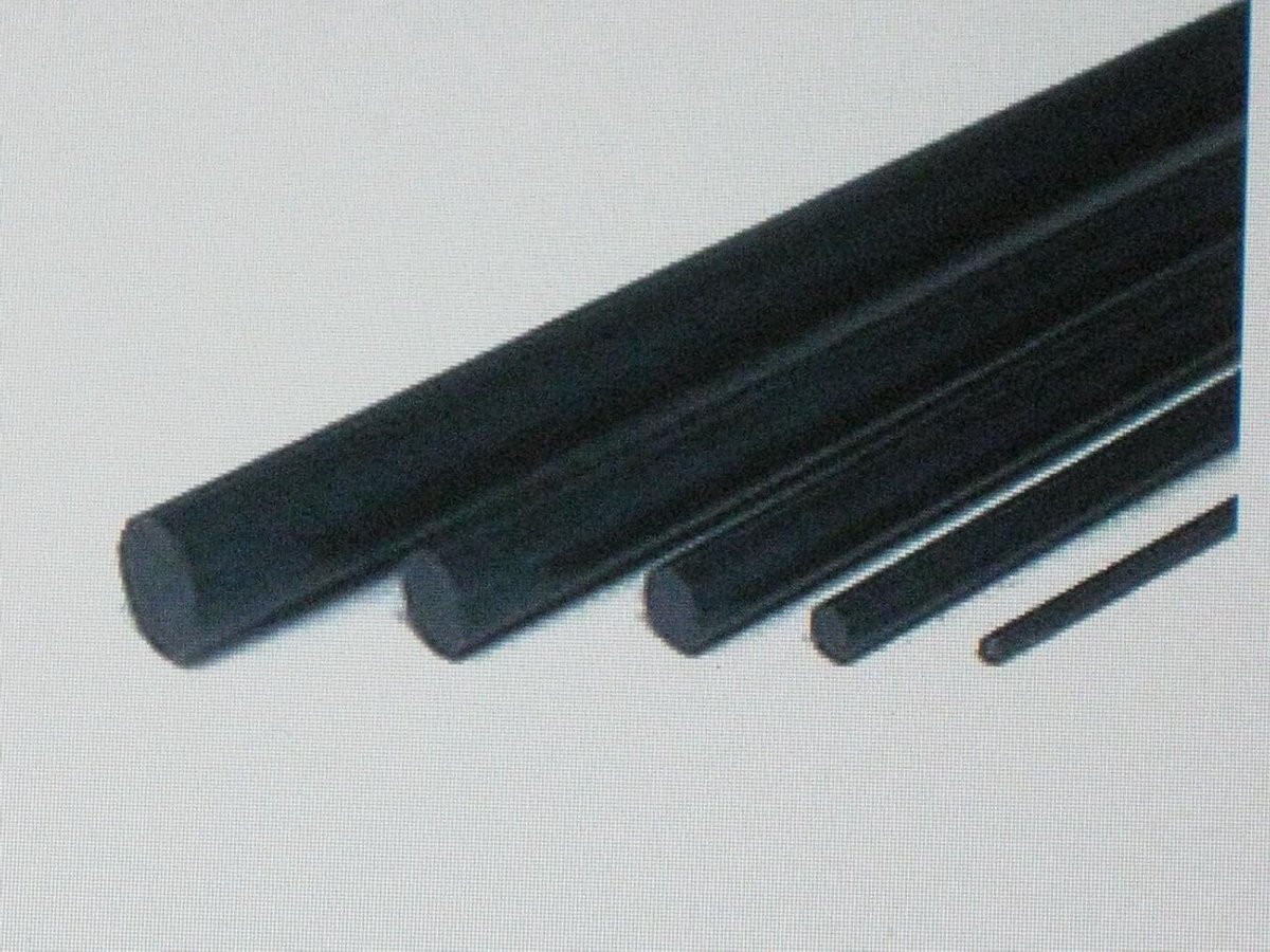 Carbon Fiber Rod - CFK Rod - Modelbouw - Hoge Sterkte - 10 mm - Zwart