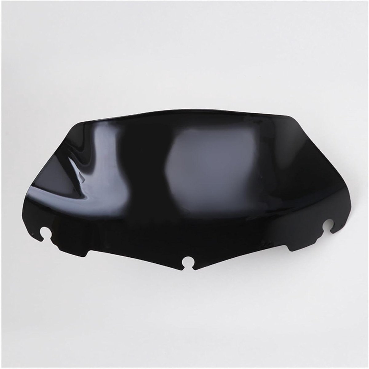 Motorfiets Windscherm - Voorruit Deflector - Comfortabel Rijden - Dubbel Bubbels Ontwerp - 9 Inch - Zwart