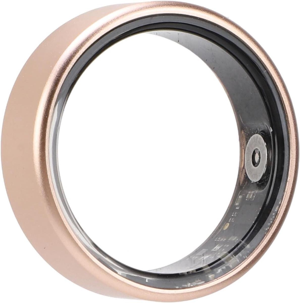 Smart Ring Fitness Tracker - Gezondheidsring Dames Heren - Sportactiviteiten Monitoren - Gebaar Camerabediening - 5ATM Waterbestendig - Goud