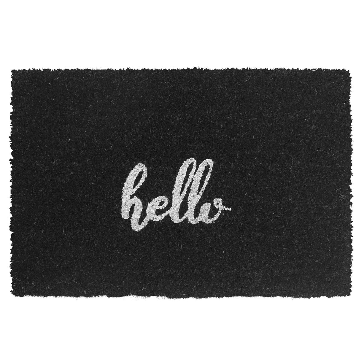 Deurmat kokos - hello - 60 x 40 cm - antislip