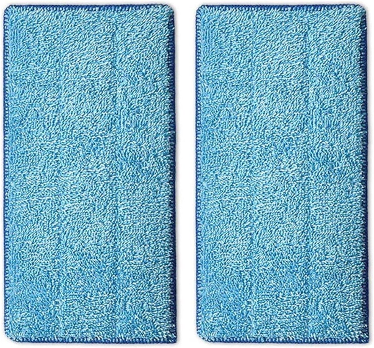 Microvezeldoeken - Dweilpads Robotstofzuiger - Vloeren Reinigen - Hoog Absorberend Materiaal - 305x15cm - Blauw