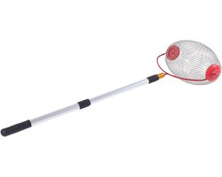 Notenverzamelaar - Notenraper Ballenraper - Tuinieren - Uitschuifbare steel - 48-105 cm - Zilver