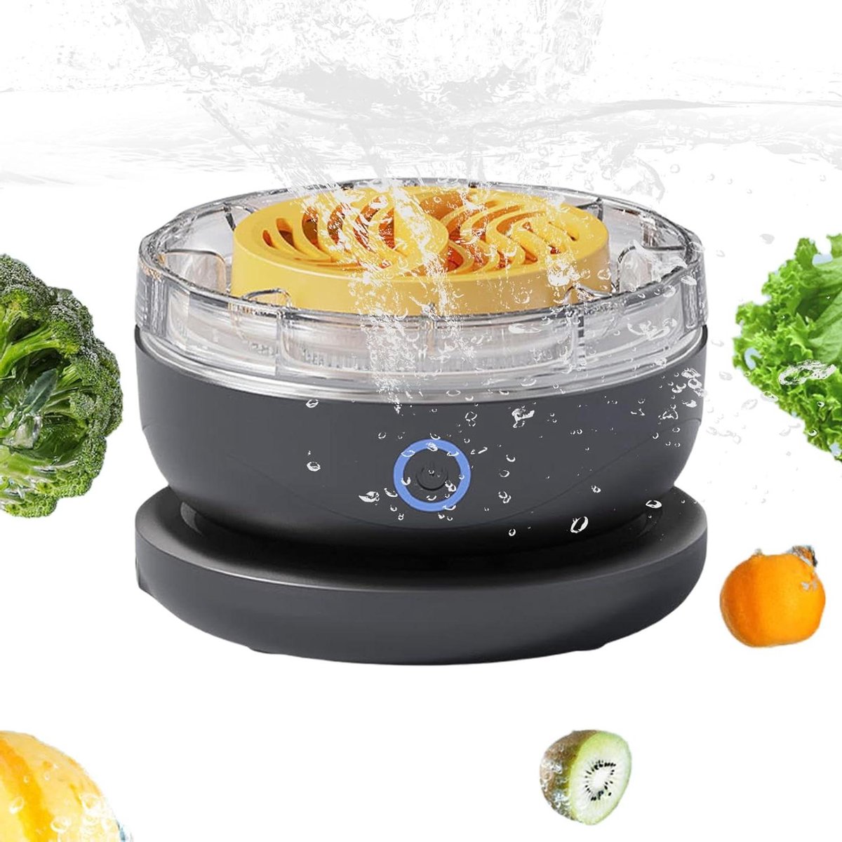 Fruit Groente Reiniger - Keukenapparaat Wasbak - Hygiënisch Eten Bereiden - Automatische Roterende Reiniging