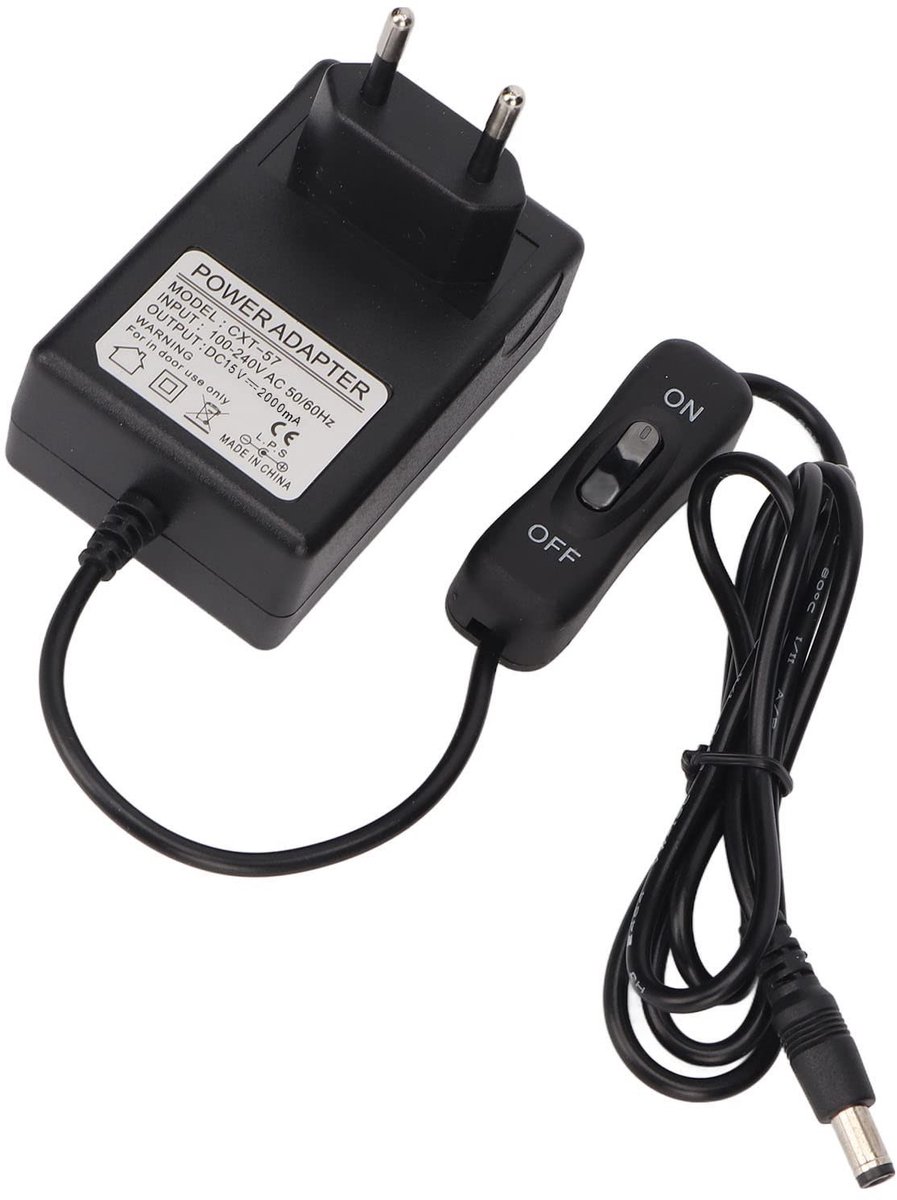 Dailygoody - Voedingsadapter - Schuimsnijder - Duurzaam en betrouwbaar - Kunststof en metaal - Hete draadsnijder adapter - 30 Watt - Geschikt voor ind