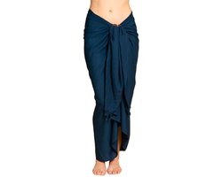PANASIAM Sarong Unicolor - Wikkeljurk, Lunghi, Heupdoek, Pareo, Sjaal, Halsdoek