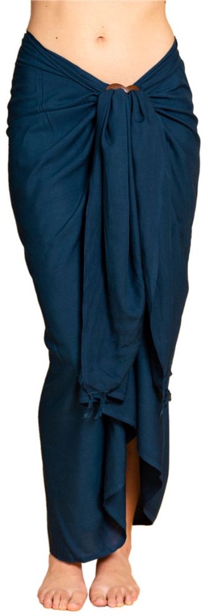 PANASIAM Sarong Unicolor - Wikkeljurk, Lunghi, Heupdoek, Pareo, Sjaal, Halsdoek