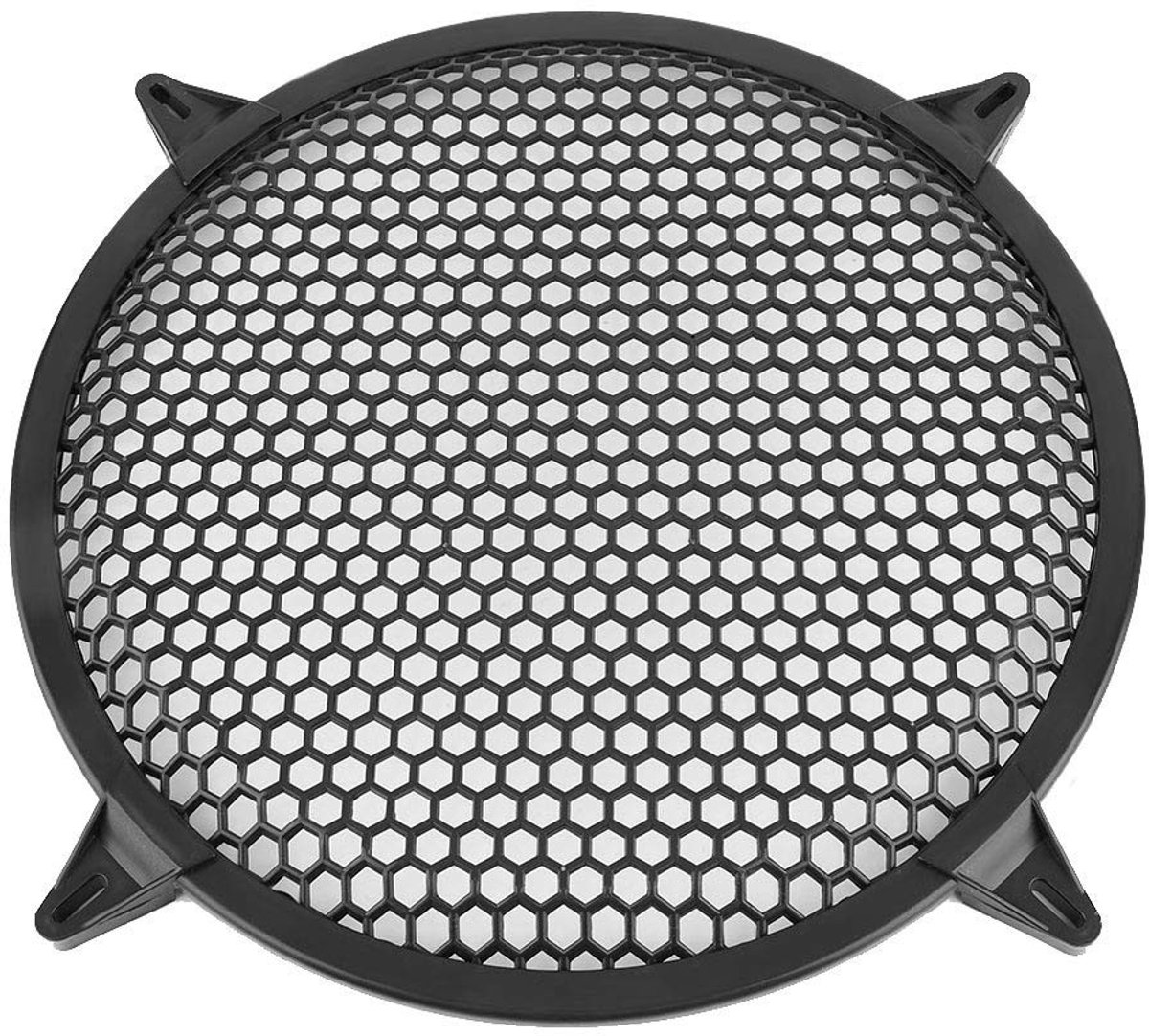 Dailygoody - Luidsprekerafdekking - Auto Subwoofer Beschermhoes - 12 inch - Audio Kunststof Gaashoes - Bescherming voor Subwoofers - Geschikt voor de
