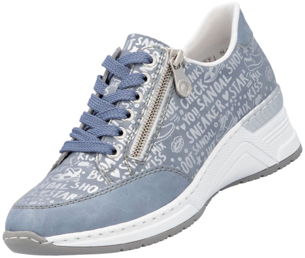 Rieker dames sneaker blauw
