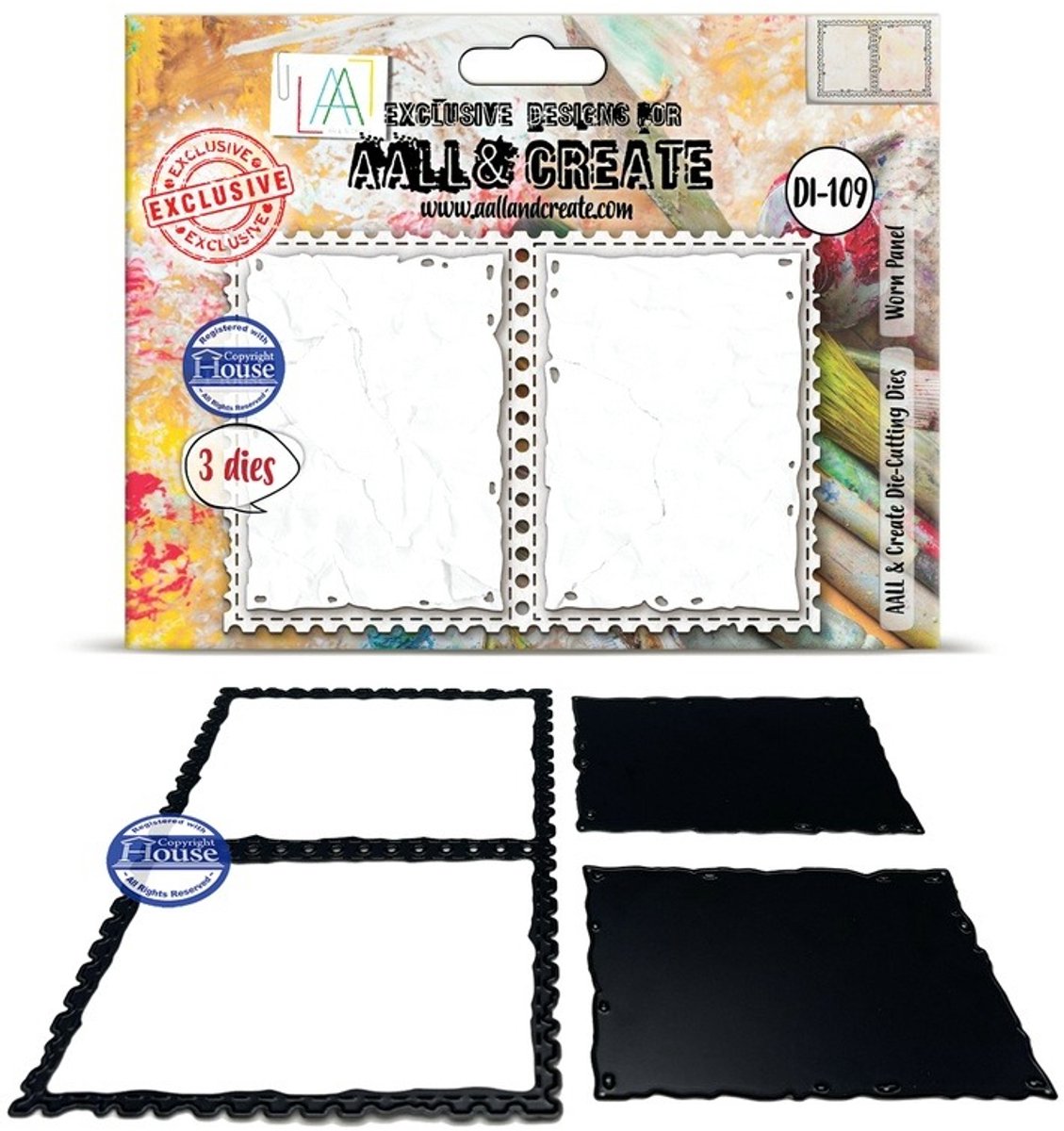 Aall & Create cutting dies - Worn panel
