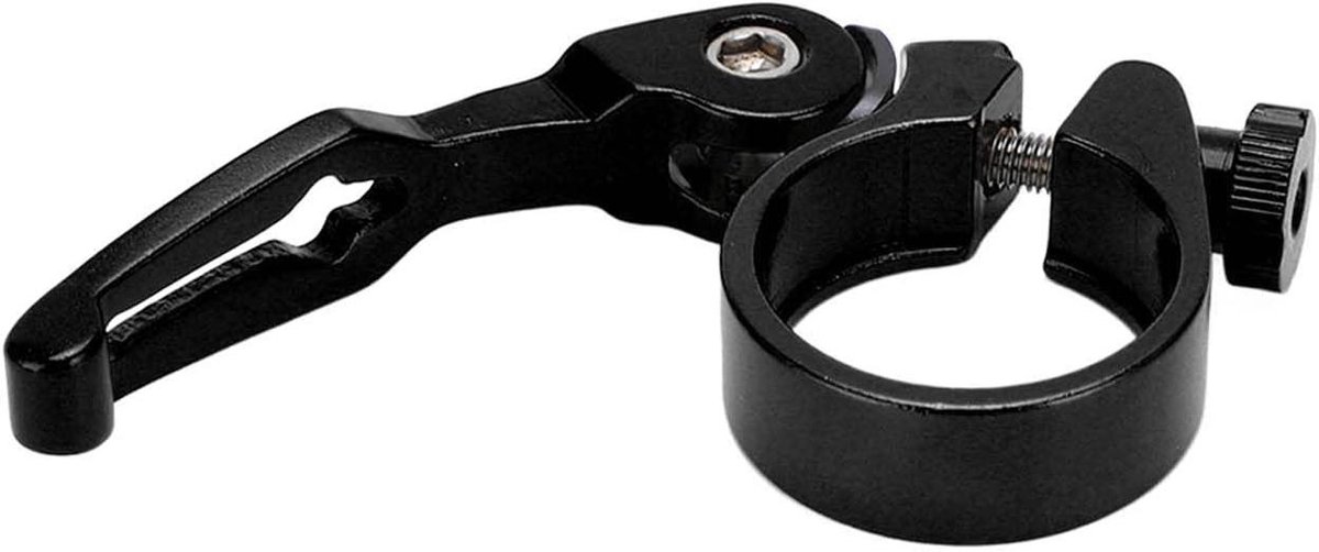Fietszadelpenklem - Zadelklem - Fietszadel Verstellen - Snelsluiting - 349 mm - Zwart