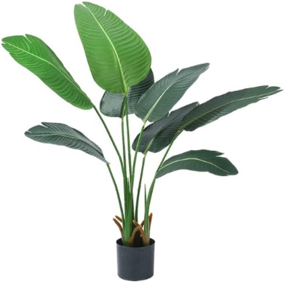 Kunstplant Bonsai - Nepboom Simulatieboom - Woonkamer Decoratie - Onderhoudsvrij Groen - 120cm - Groen