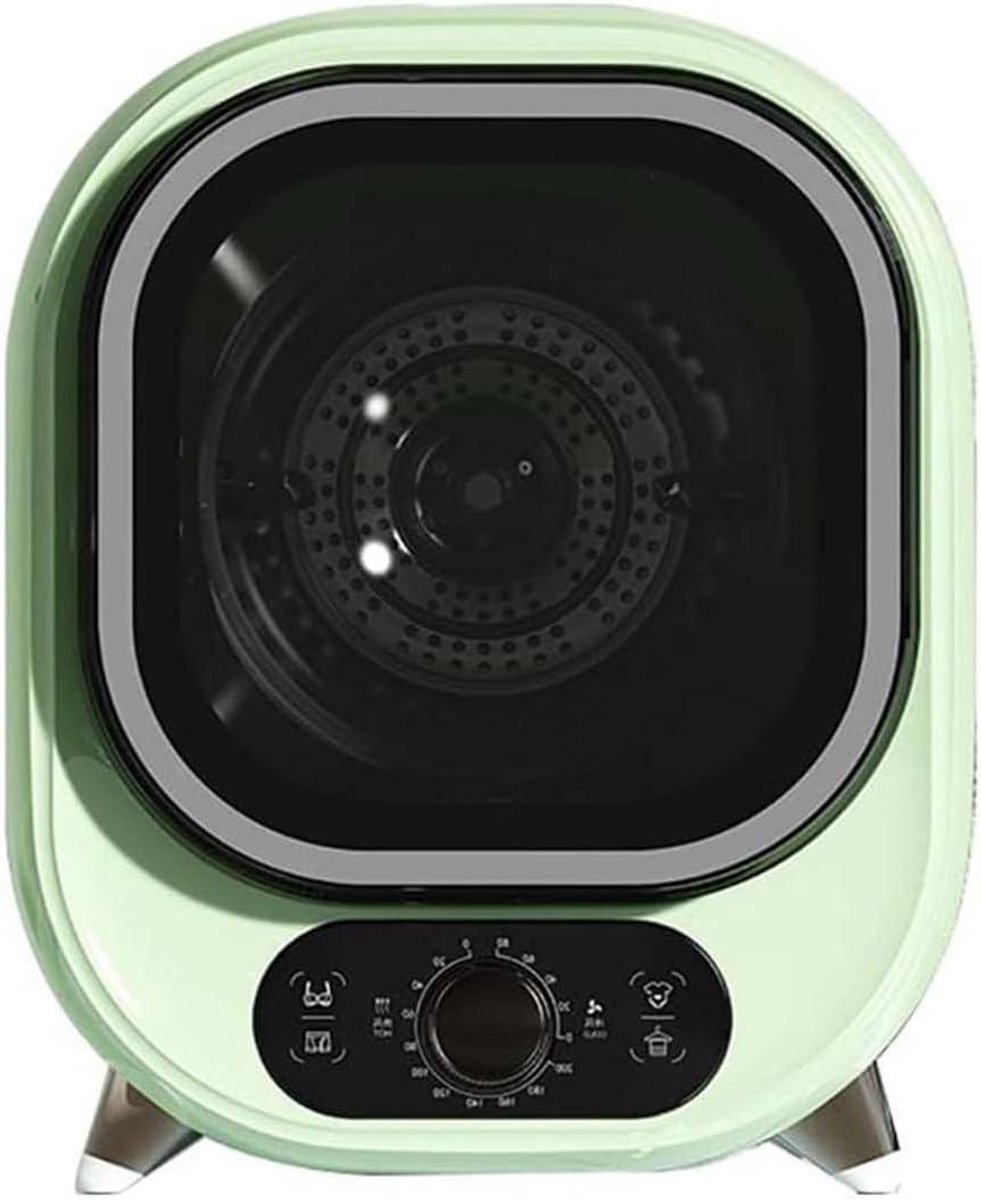 Kleine Wasdroger Compacte Droger Snel Kleding Drogen Blauwlicht Technologie 5 Kg Capaciteit Groen
