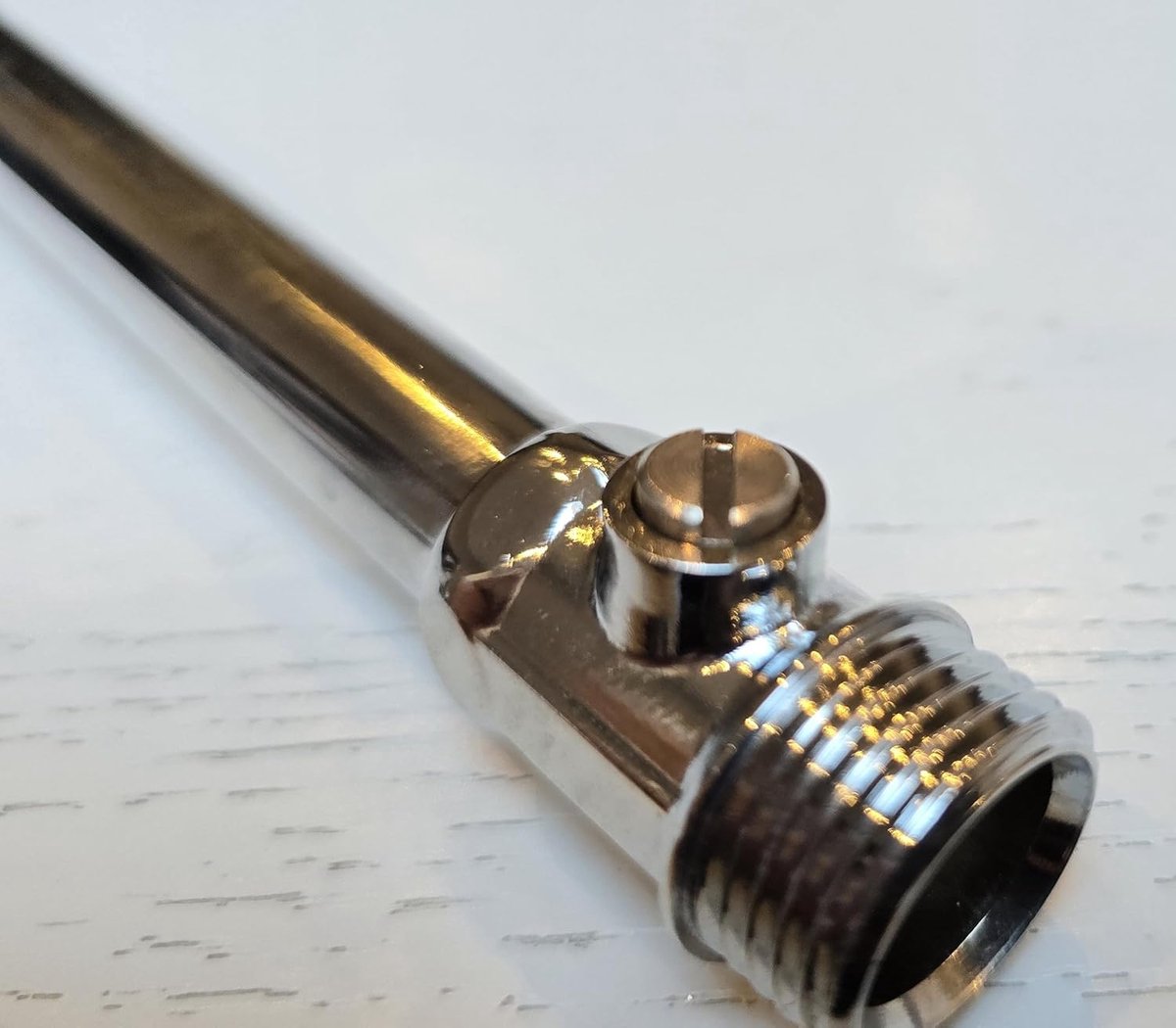 Radiator Klep Verlengstuk - TRV Verlenger - Verwarmingssysteem Aanpassen - Verchroomd Messing - 110 mm Lengte - Chroom