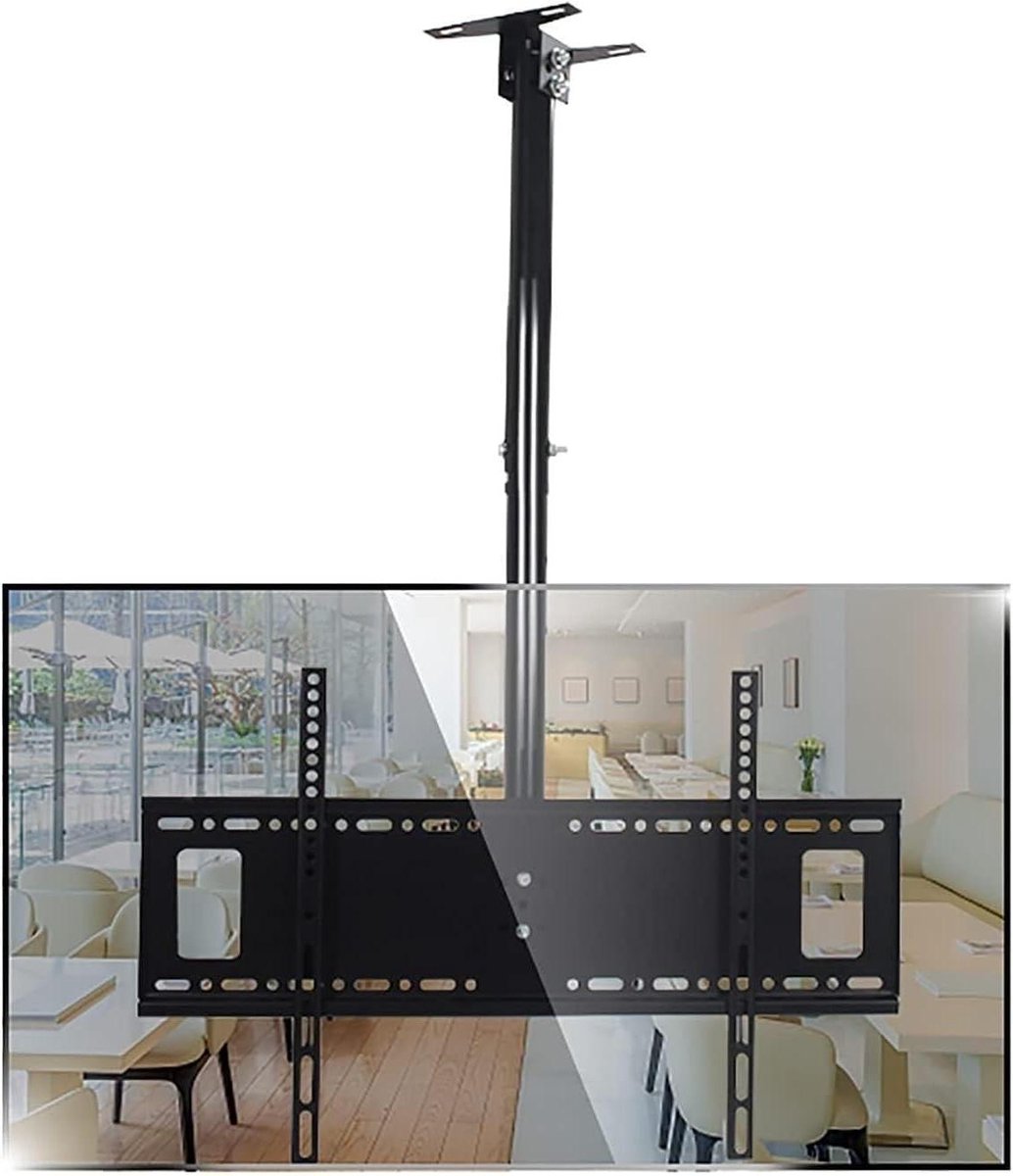 TV Muurbeugel - Plafondsteun - Ruimte Besparen - Verstelbare Kijkhoek - 37-65 Inch - Zwart