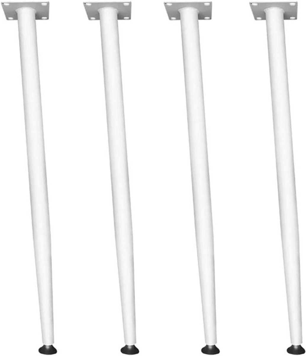 Verstelbare poten - Meubelonderstel - Bureau maken - Verstelbare hoogte - 43-72 cm - Wit