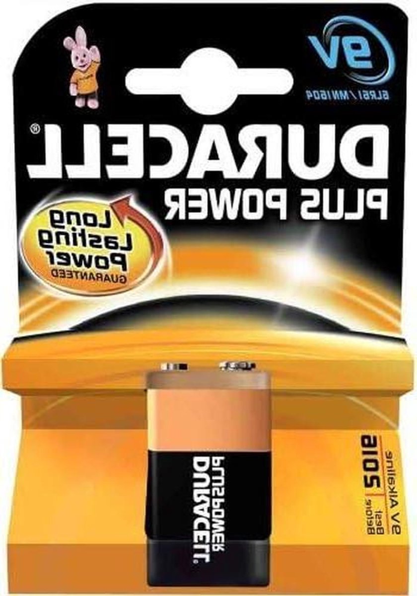 Batterij - Alkaline Batterij - Apparaten Voeden - Eenmalig Gebruik - 9 Volt - Zwart