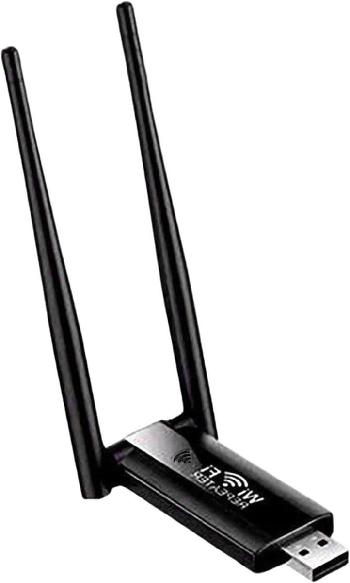 Wifi-extender - Internet Bereik Uitbreider - Wifi Signaal Versterken - Universele USB-aansluiting - 12 x 6 x 3 cm - Zwart