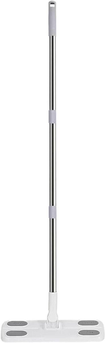 Vloermop - Platte dweil - Efficiënt schoonmaken - Afneembare mop - 117 cm - null