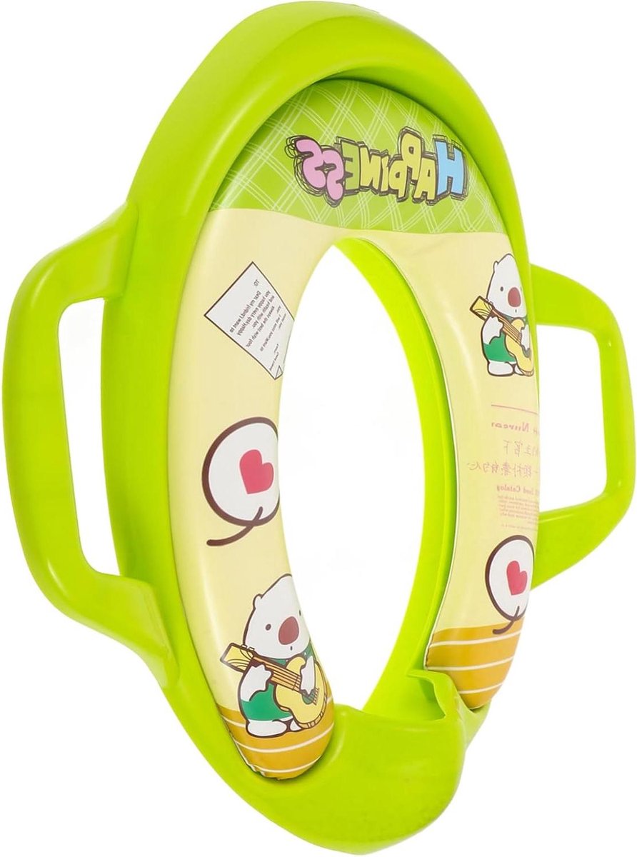 Kindertoiletbril - Peuter Potje - Zindelijkheidstraining - Antislip Onderkant - 395 x 34 x 4 cm - Groen