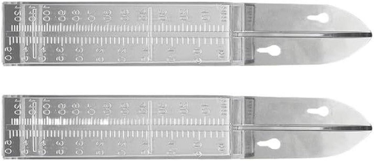 Regenmeter Set - Watermeter Tuin - Nauwkeurig Meten - Transparante Buis - 25 cm - Transparant