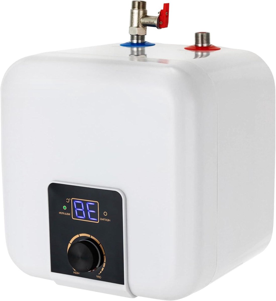 Elektrische Doorstroomboiler - Mini Boiler Keuken - Direct Warm Water - Compact Ruimtebesparend - 1500 Watt - Wit