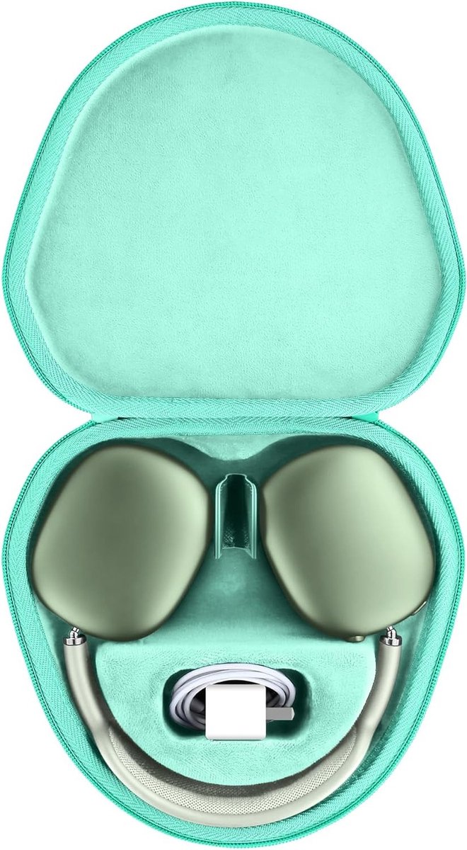 Hardcase voor AirPods Max - Ultra-dunne opbergcase, beschermt en activeert slaapstand, ideaal voor reizen
