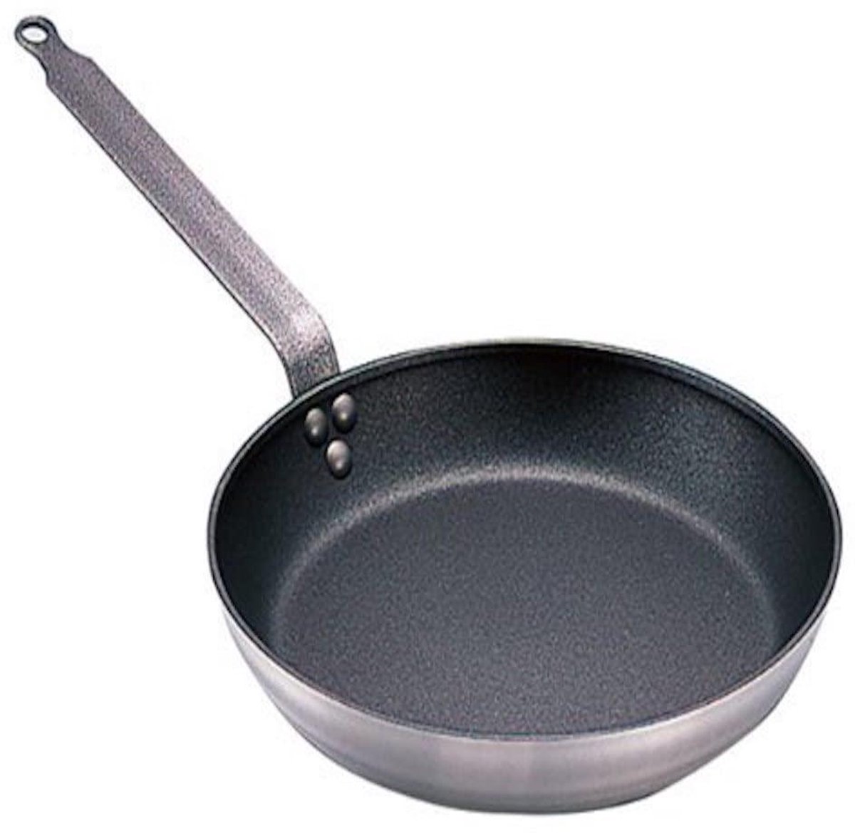 Koekenpan - Koekepan met laag - Lekker Koken - Extra duurzaam - 32 cm - Grijs