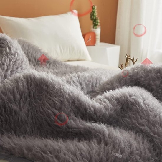 Opvouwbare Futonmatras - Vloerbed Rolbaar - Comfortabel Slapen - Zachte Pluche Stof - 90 x 190 cm - Warm Grijs — afbeelding 5