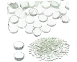 Vaasvulkralen 400 Stuks - Decoratieve Stenen - Aquarium Decoratie - Stevig Glas - Compact Formaat - Transparant