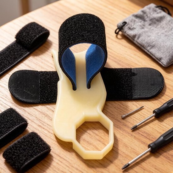 Badminton Trainer - Slag Oefenapparaat - Slagtechniek Verbeteren - Versterkt Spiergeheugen - 137 cm Lengte - Linkerhand — afbeelding 3