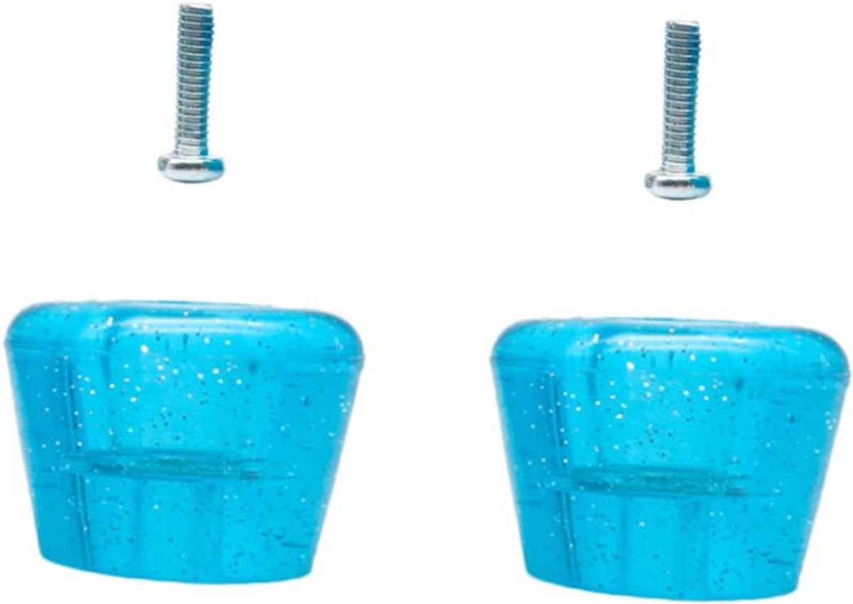 Remblok Skeelers - Teenstop - Veilig Schaatsen - Verbeterde Remprestaties - 4.7CM Lengte - Blauw
