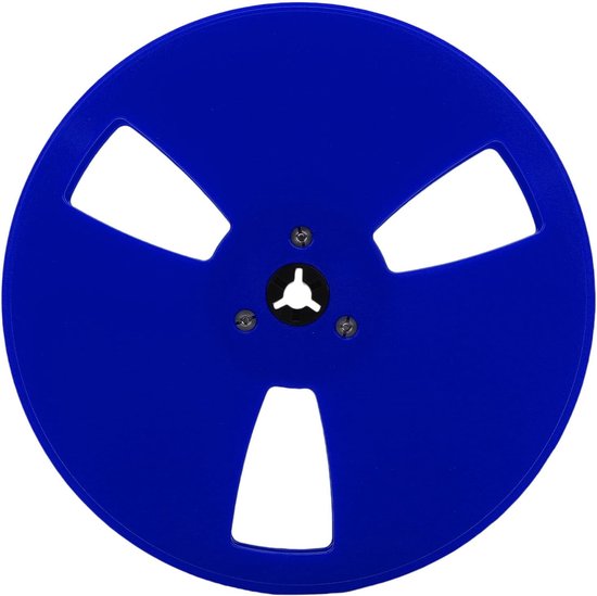 Opneemspoel Leeg - Tape Haspen - Analoge Opnames - 3 Gaten Flens - 7 Inch Diameter - Blauw — afbeelding 2