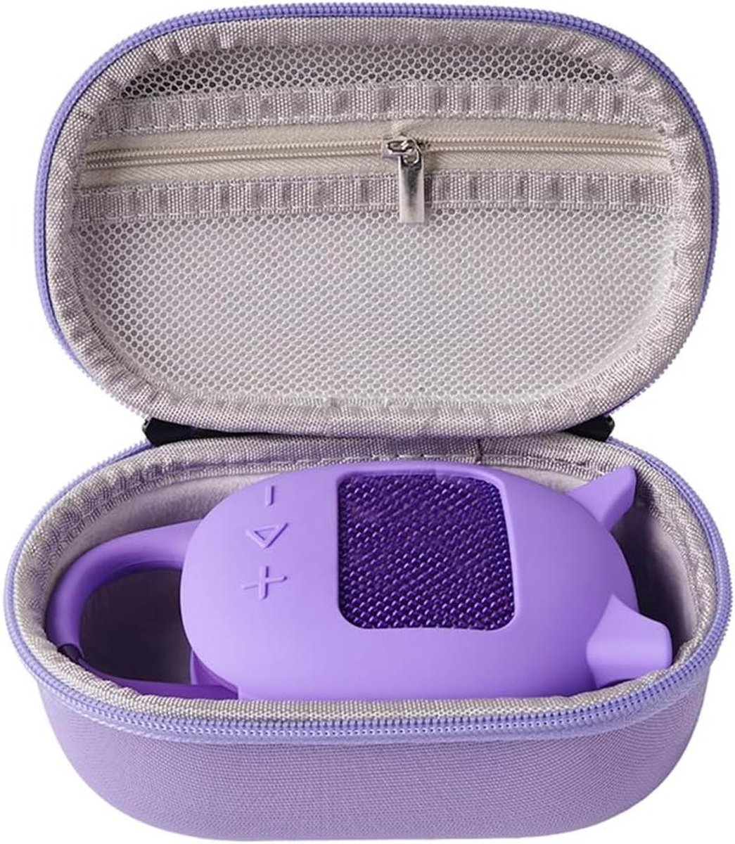 Draagbare Speaker Bescherming - Opbergset - Veilig Transport - Schok- en Krasbestendig - Compact Ontwerp - Paars