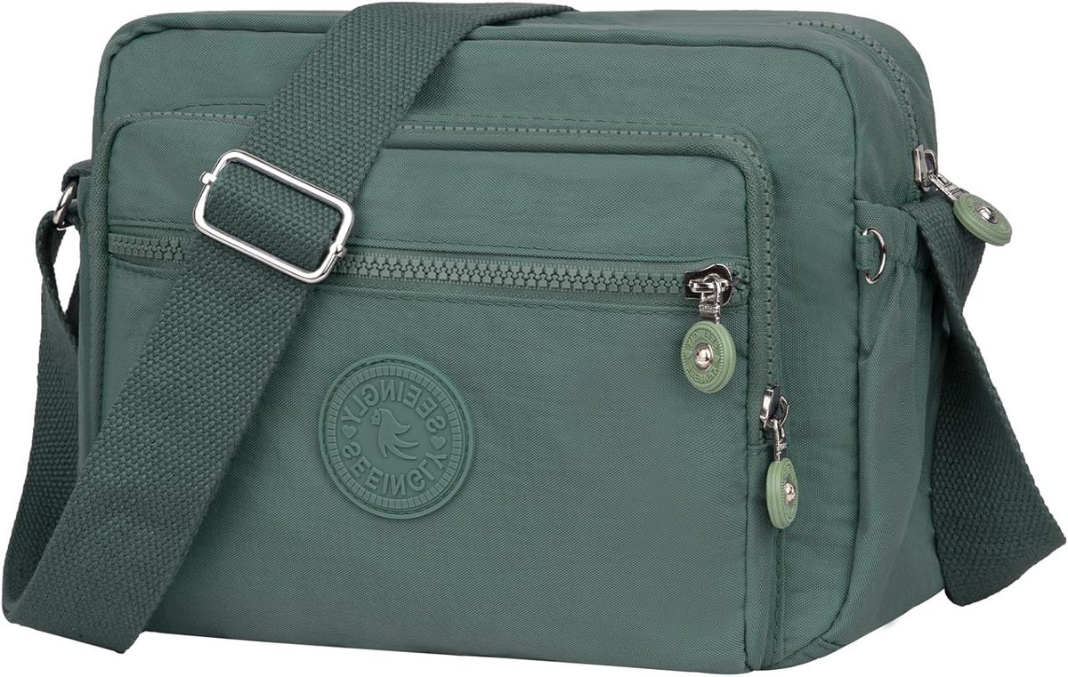 Praktische Crossbody Tas met Drie Vakken - Lichtgewicht en Stijlvol voor Dagelijks Gebruik