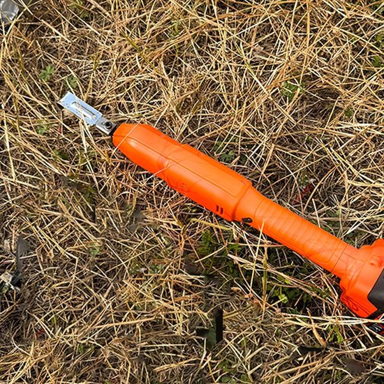 Elektrische Schoffel - Onkruidverwijderaar Tuin - Tuinonderhoud Vereenvoudigen - Lichtgewicht Ergonomisch - 31 x 17 x 13 cm - Grijs — afbeelding 2