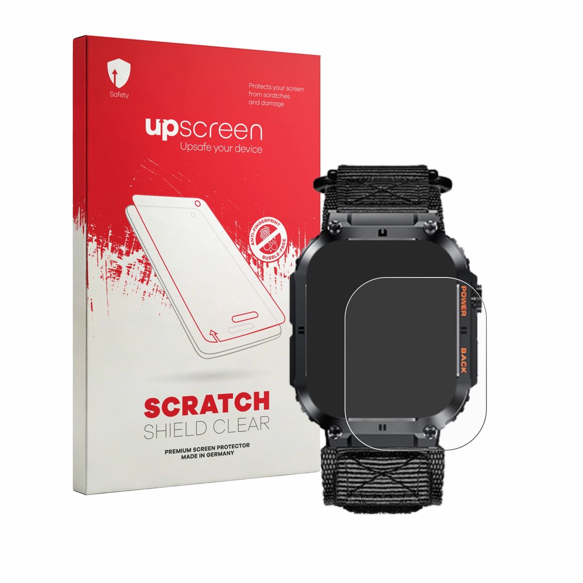 upscreen - Screenprotector voor Megalith K57PRO - Folie Beschermfolie transparant