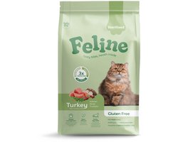 HobbyFirst Feline Kattenvoer Sensitive Sterilised Turkey 4,5 kg - Kat