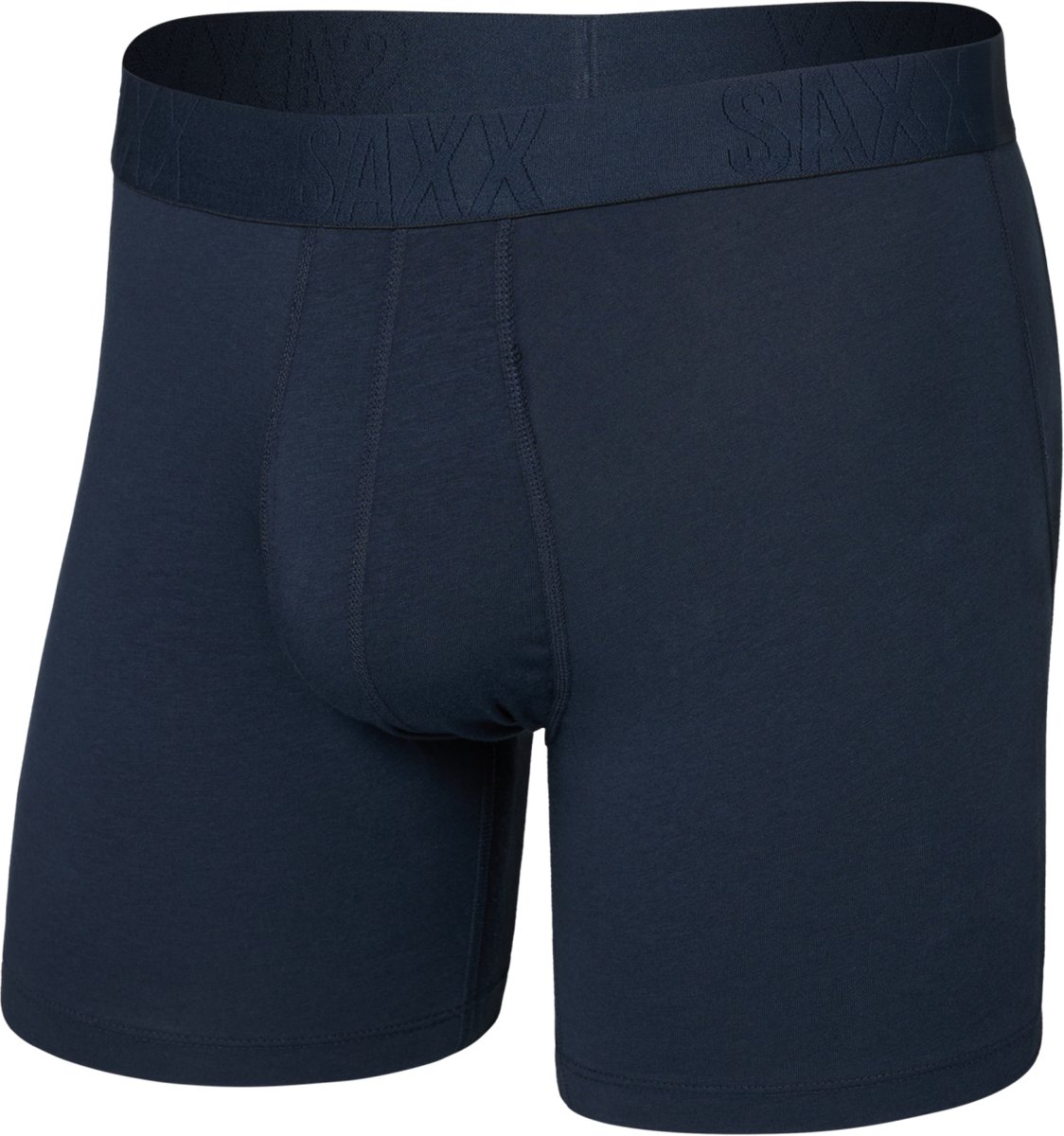 SAXX Heren Boxershort DropTemp® - Koeltechnologie Onderbroek - Boxer Vochtafvoerend - Katoen/Modal mix - Donkerblauw - L