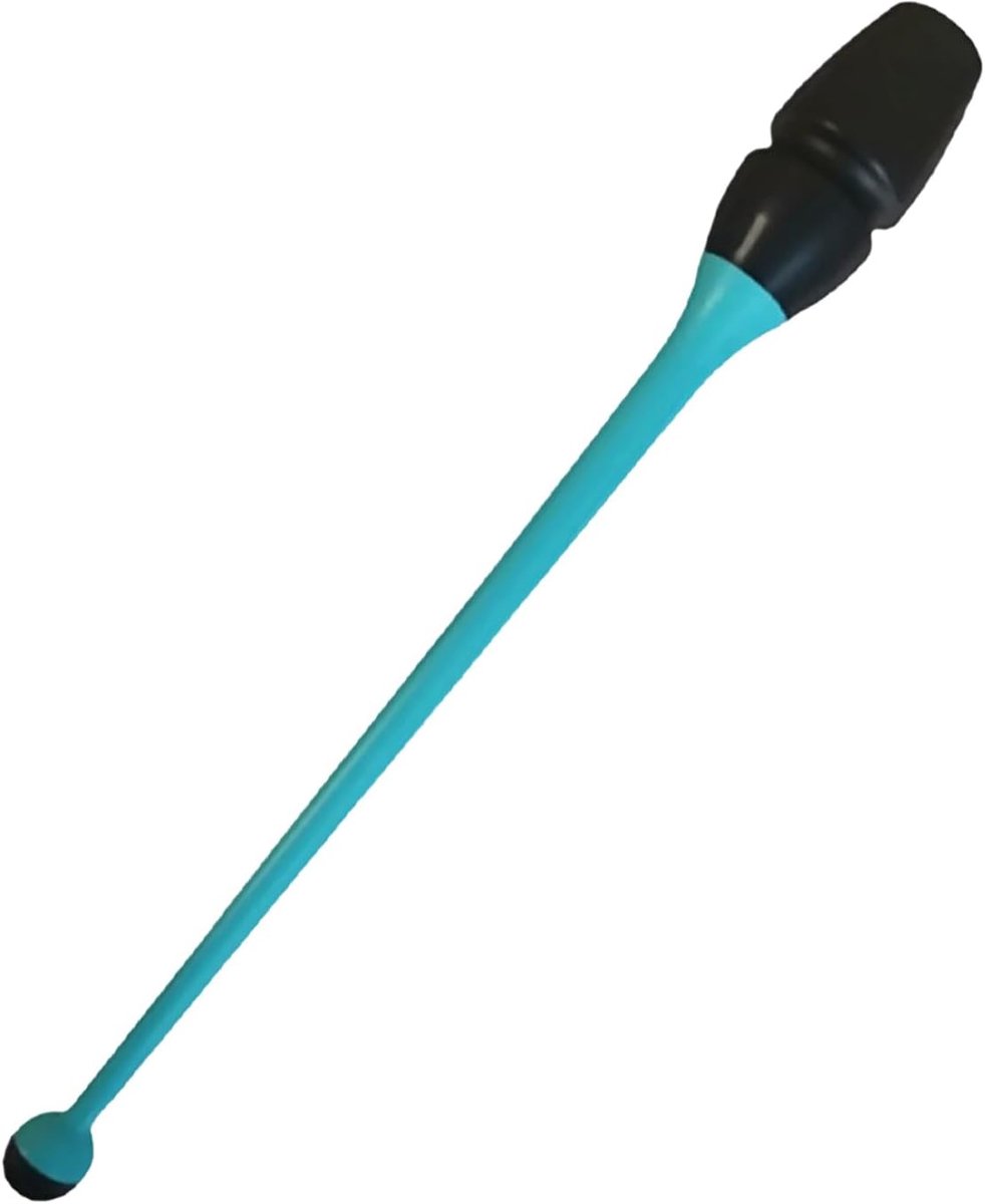 Gymnastiekstok - Ritmische oefenstok - Wedstrijd training - Antislip rubber grip - 41 cm lengte - Blauw