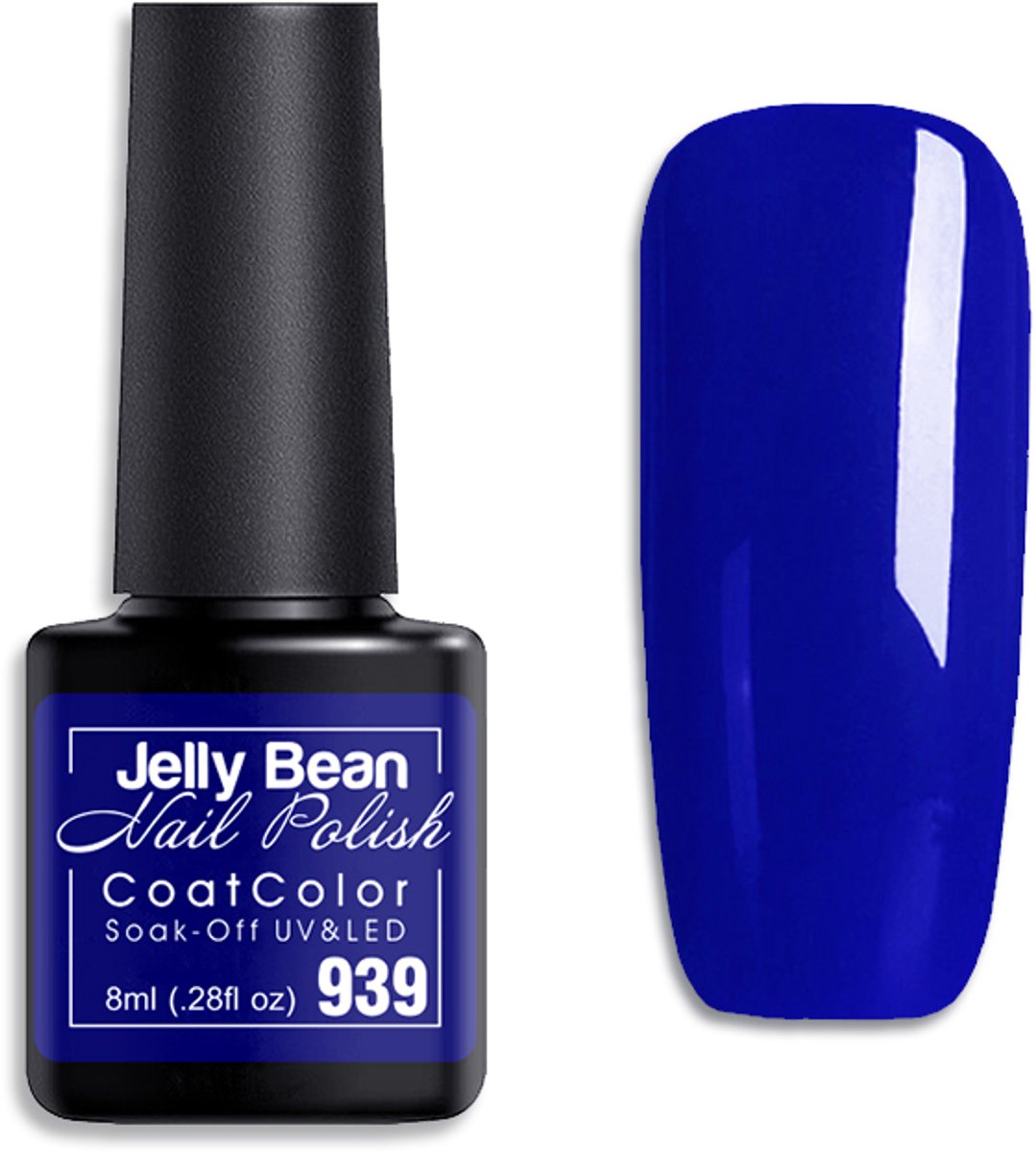 Jelly Bean Nail Polish Gel Nagellak New - Gellak - Cobalt - UV Nagellak 8ml