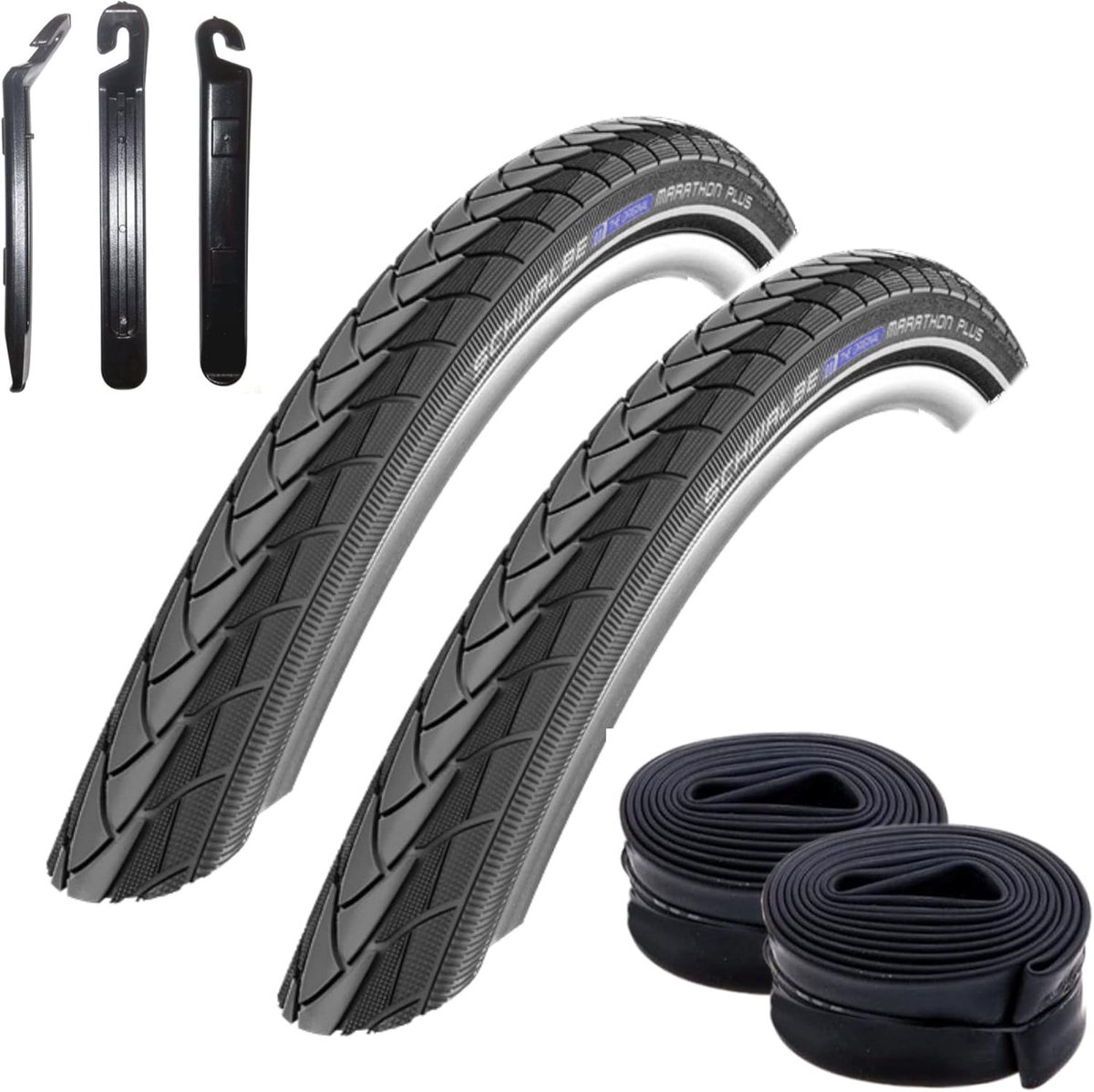 Fietsbanden Set - Banden en Binnenbanden - Fiets Onderhoud - Anti-lek Profiel - 37-590 26x1 3/8