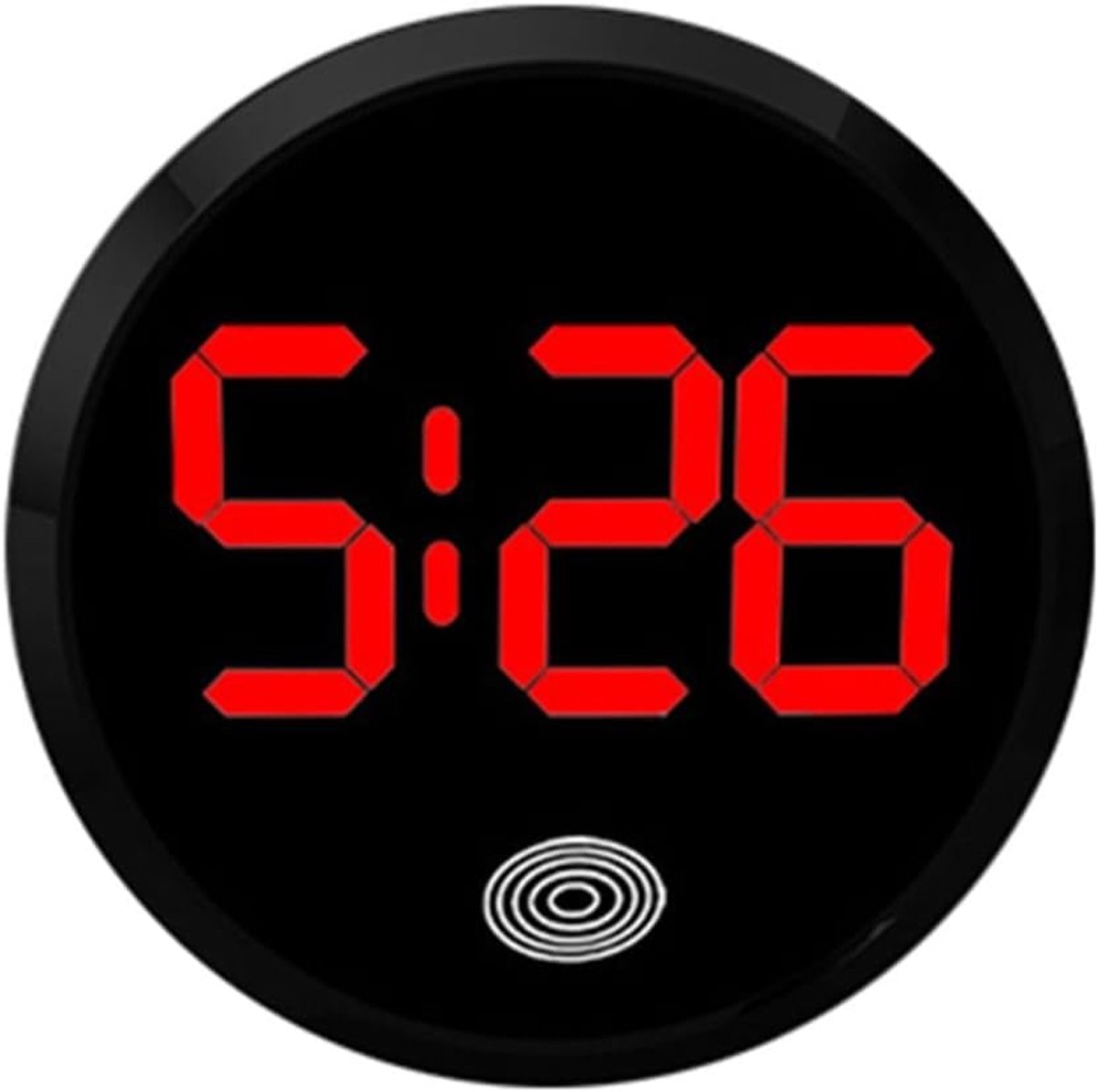 Auto Klok - Dashboard Klok - Tijd Weergeven - Lichtgevend Display - 6x5x5 cm - Zwart