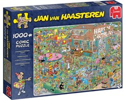 Jan van Haasteren - Stichting Jarige Job 15 jaar - Ieder kind verdient een verjaardag - 1000 stukjes puzzel - Legpuzzel - Speciale editie